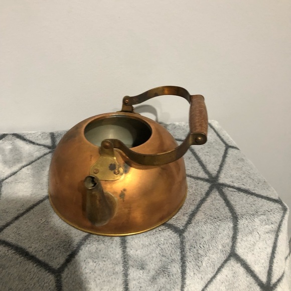 Copper Kettle with Wooden Handle S - Picture 6 of 6
